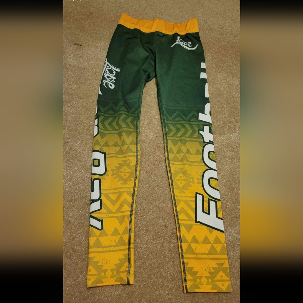 Green Bay Packers womens small leggings 29" length